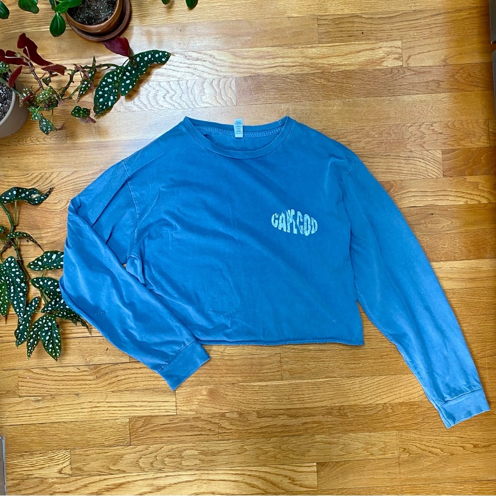Cape Cod Cropped Long Sleeve Tee